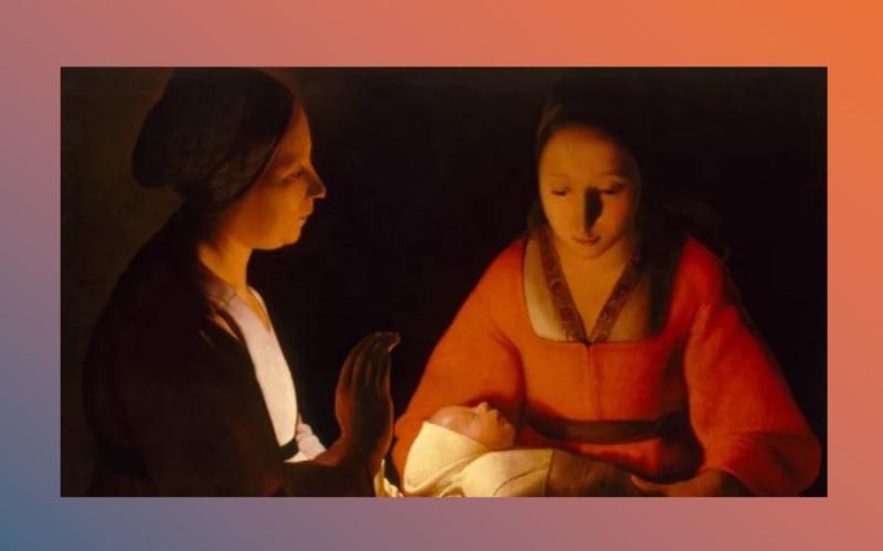 Georges de La Tour, clair-obscur, scène nocturne à la bougie, peintre du 17ème siècle